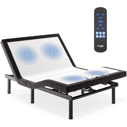 Massaging Zero Gravity Adjustable Bed with Wireless Remote
