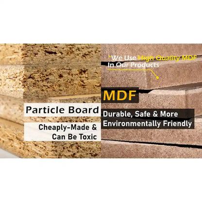 COZAYH Contemporary Mirror Front Nightstand, Modern Dresser for Bedroom, Living Room, Entryway