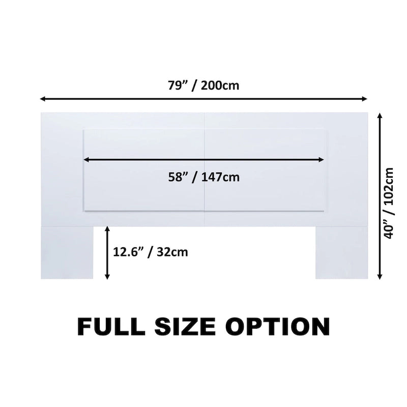 Copper Grove Rivne Flat Panel Headboard for 3 Sizes (King/Queen/Full)