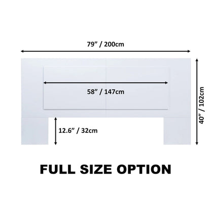 Copper Grove Rivne Flat Panel Headboard for 3 Sizes (King/Queen/Full)