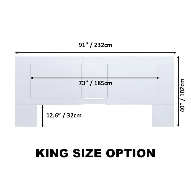 Copper Grove Rivne Flat Panel Headboard for 3 Sizes (King/Queen/Full)