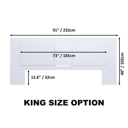 Copper Grove Rivne Flat Panel Headboard for 3 Sizes (King/Queen/Full)