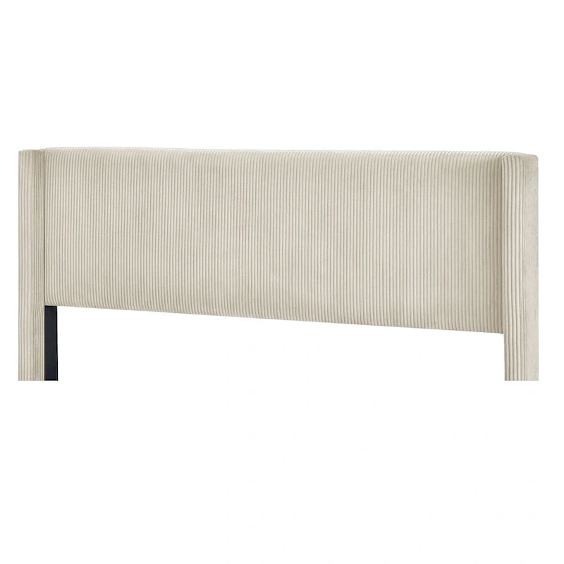 Queen Size Platform Bed with Metal Legs