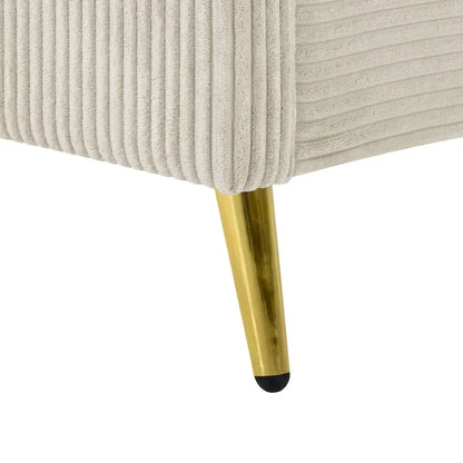 Queen Size Platform Bed with Metal Legs