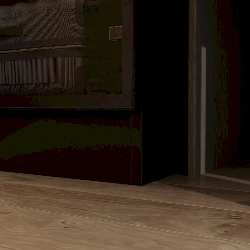 Modern Aluminum Framed Wardrobe: Spacious Design with LED Armoires