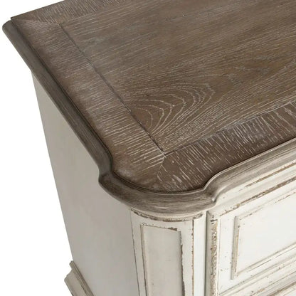 Magnolia Manor 2-Drawer Oak Night Stand for Bedroom - 2 Finish Options