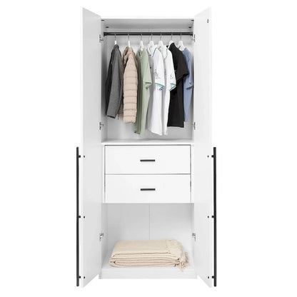 Manhattan Comfort Lee Modern 2.0 Freestanding Wardrobe Closet Armoire