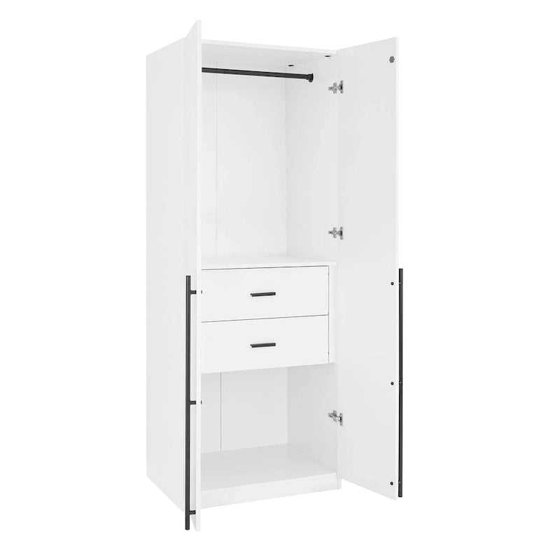 Manhattan Comfort Lee Modern 2.0 Freestanding Wardrobe Closet Armoire