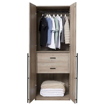 Manhattan Comfort Lee Modern 2.0 Freestanding Wardrobe Closet Armoire