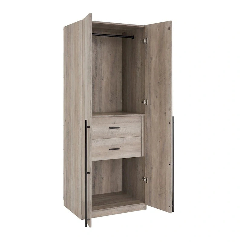 Manhattan Comfort Lee Modern 2.0 Freestanding Wardrobe Closet Armoire
