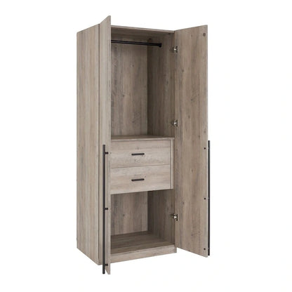 Manhattan Comfort Lee Modern 2.0 Freestanding Wardrobe Closet Armoire