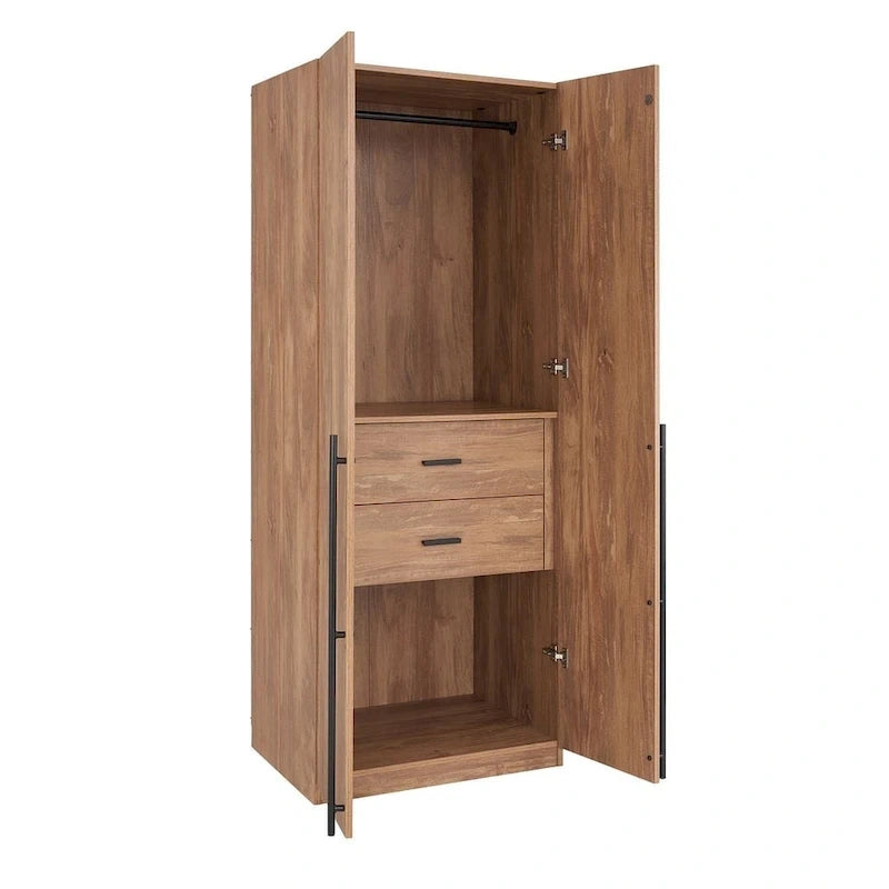 Manhattan Comfort Lee Modern 2.0 Freestanding Wardrobe Closet Armoire