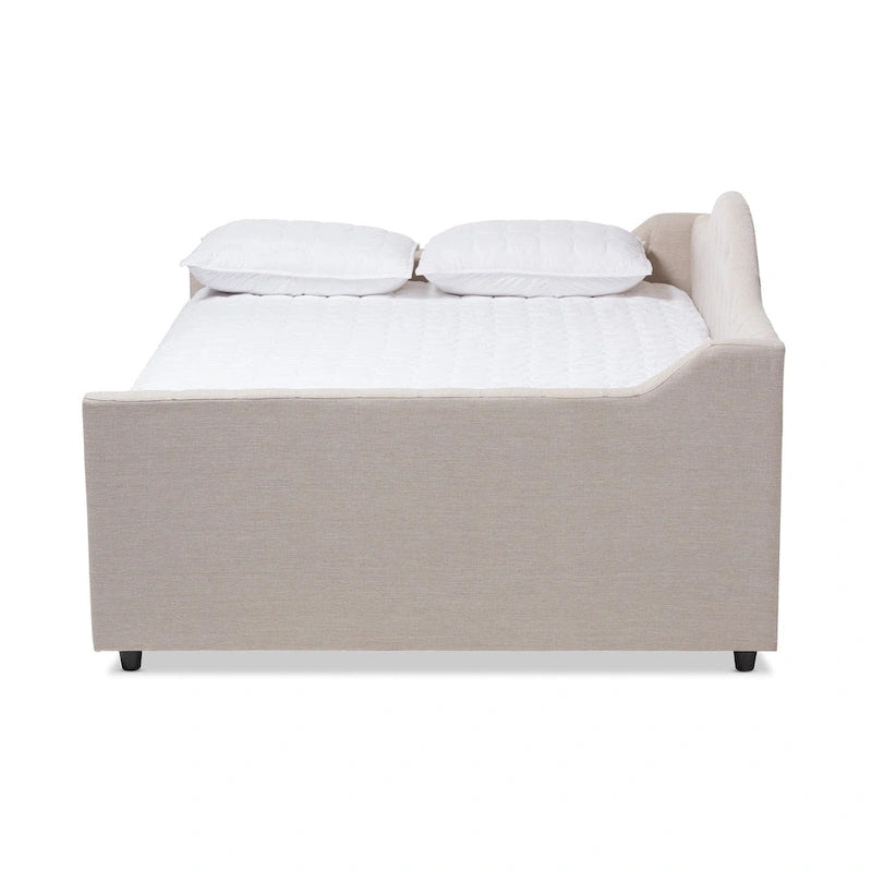 Eliza Contemporary Daybed with Pull-out Trundle by Baxton Studio