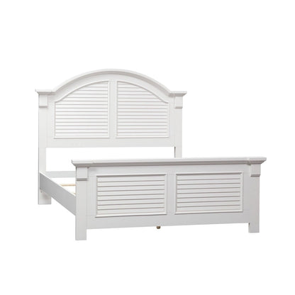 Summer House I Oyster White Panel Bed