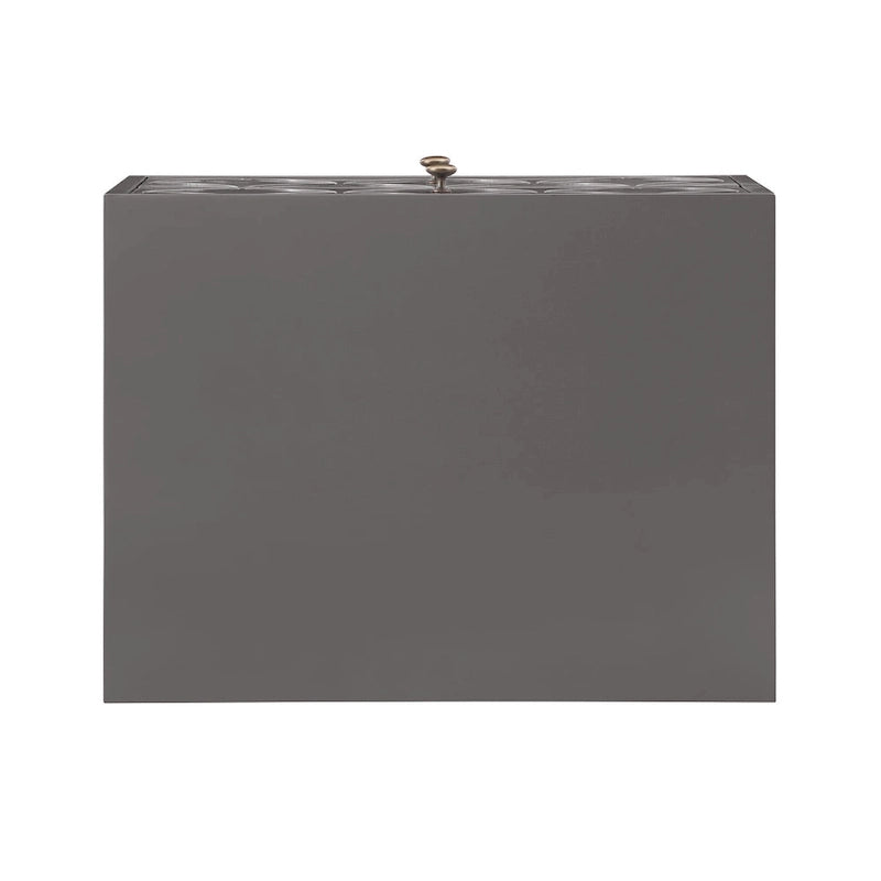 Luna Arched Diamond 2- Drawer Gold Metal End Table by iNSPIRE Q Bold