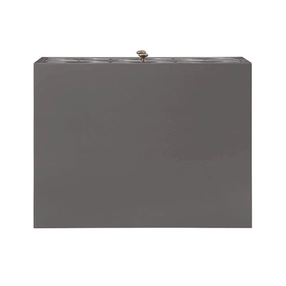 Luna Arched Diamond 2- Drawer Gold Metal End Table by iNSPIRE Q Bold