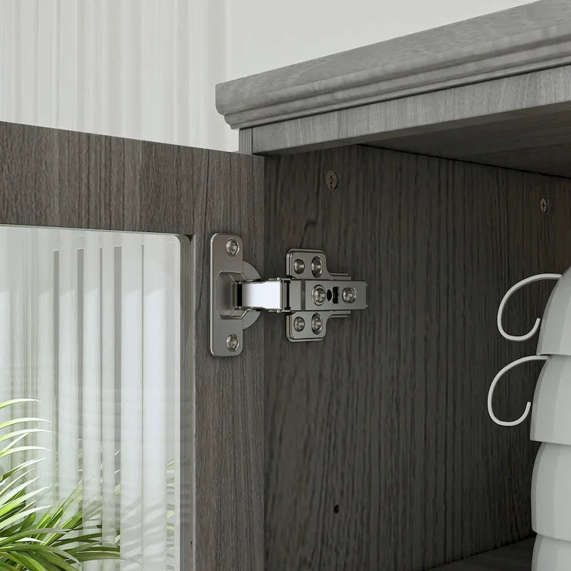 Storage Cabinet Buffet Hutch Storage Pantry Cabinet Display Sideboard