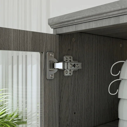 Storage Cabinet Buffet Hutch Storage Pantry Cabinet Display Sideboard