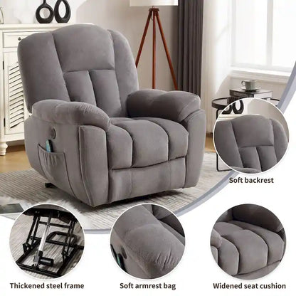 Power Lift Recliner Chair Recliners for Elderly with Heat and Massage Recliner Chair for Living Room with Infinite Position and