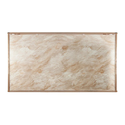 SEI Furniture Simons Rectangular Geometric Faux Marble Coffee Table