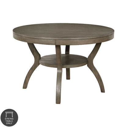 Furniture of America Melody Fields Rustic 48-inch Grey Wood Round Dining Table