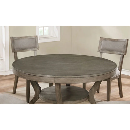 Furniture of America Melody Fields Rustic 48-inch Grey Wood Round Dining Table