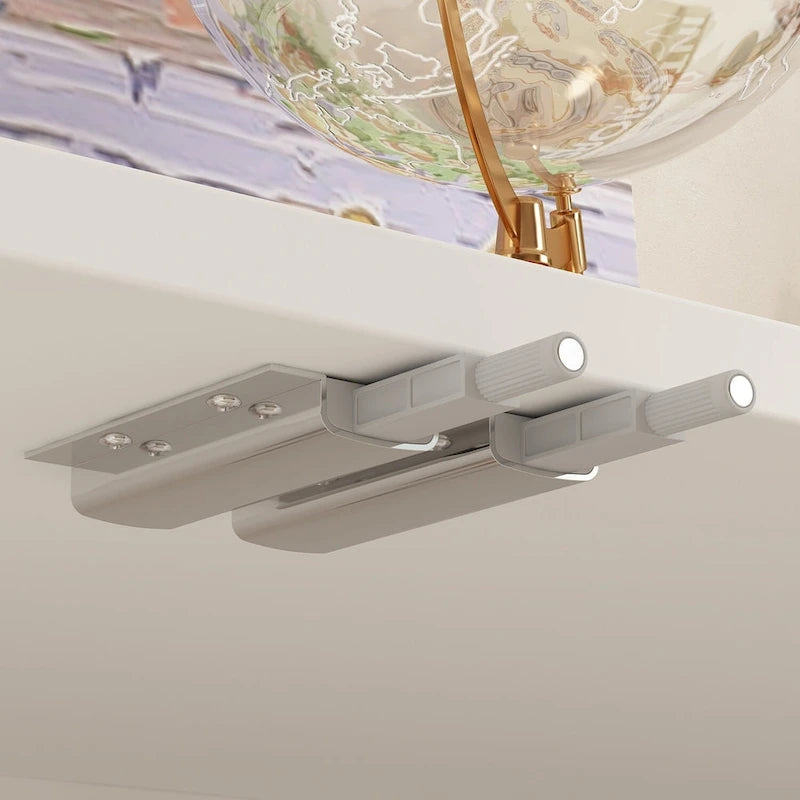 Storage Sideboard Cabinet with 4 Doors Buffet Sideboard End Table - 63.2W