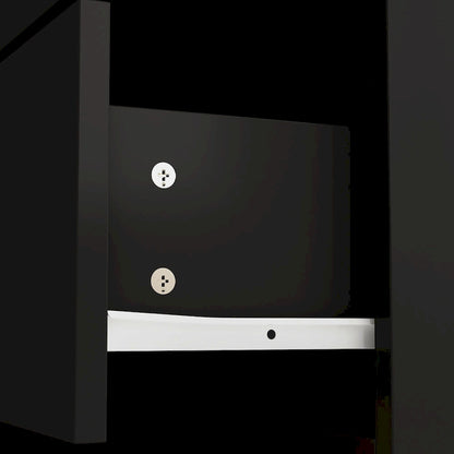 White Makeup Vanity Multi-Purpose Furniture Home Desk Corner Rotating