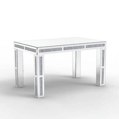 Rectangular Dining Table with Crushed Diamond