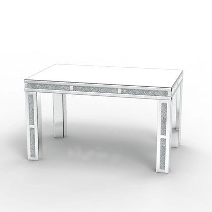 Rectangular Dining Table with Crushed Diamond