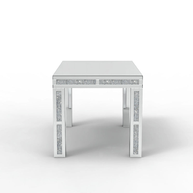 Rectangular Dining Table with Crushed Diamond