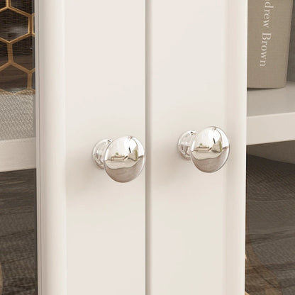 Large Entertainment Center Bookshelves 57x38 inch Hutch Space for TV