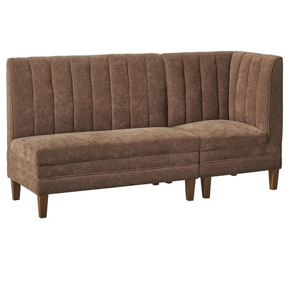 Lifestorey Kerrington 2-Piece Channel Back Upholstered Bench Set