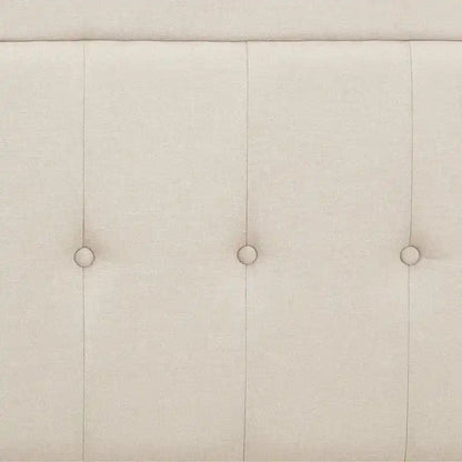 VECELO Upholstered Platform Bed frames with Adjustable Headboard