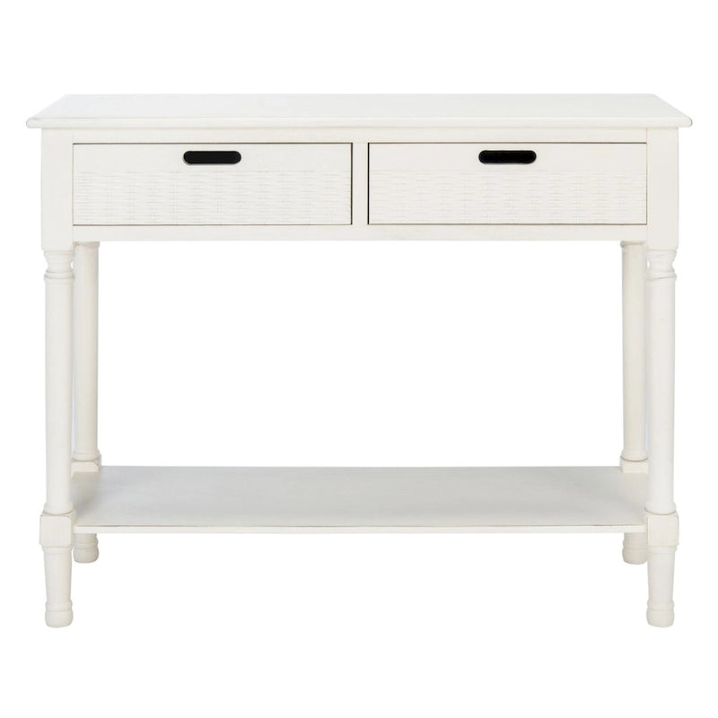 SAFAVIEH Lucetta 2-Drawer Console Table - 35.5 W x 13 L x 29.5 H - 36Wx13Dx30H