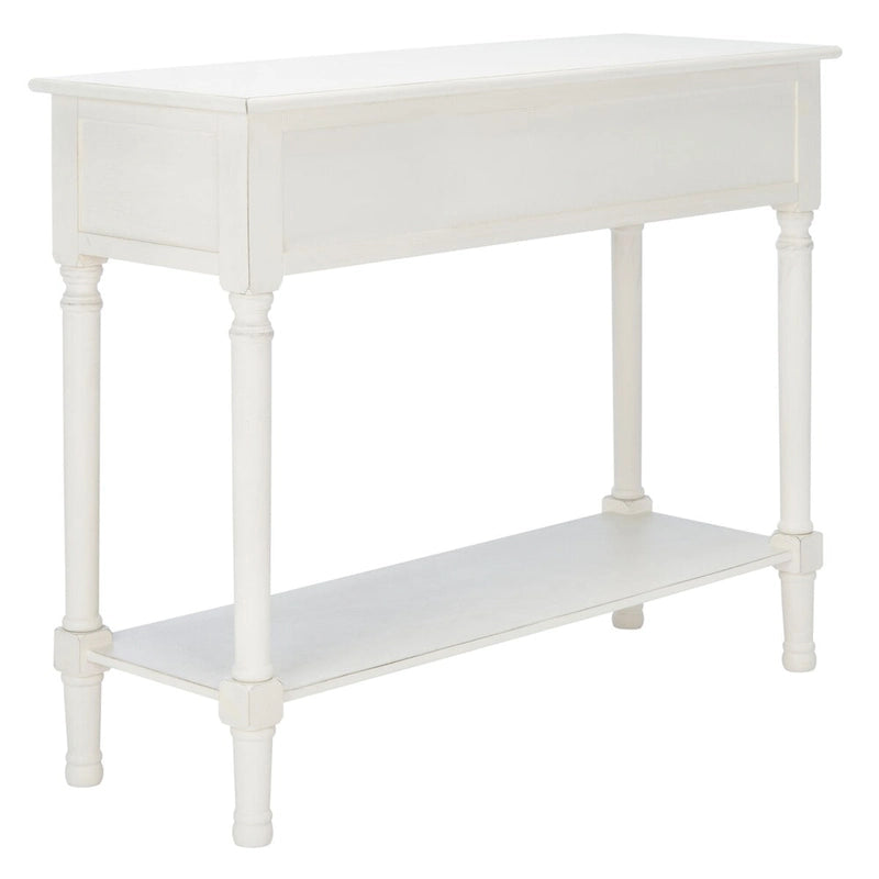 SAFAVIEH Lucetta 2-Drawer Console Table - 35.5 W x 13 L x 29.5 H - 36Wx13Dx30H