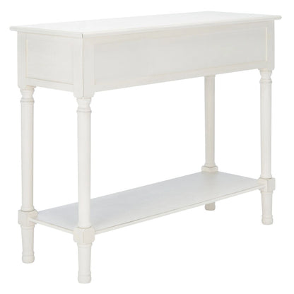SAFAVIEH Lucetta 2-Drawer Console Table - 35.5 W x 13 L x 29.5 H - 36Wx13Dx30H