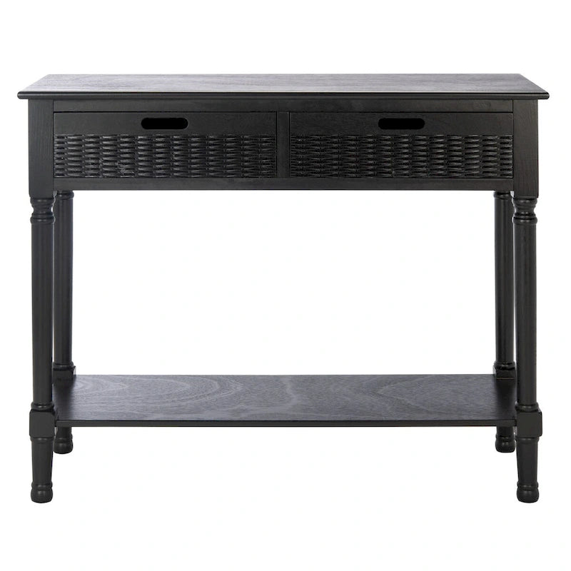 SAFAVIEH Lucetta 2-Drawer Console Table - 35.5 W x 13 L x 29.5 H - 36Wx13Dx30H