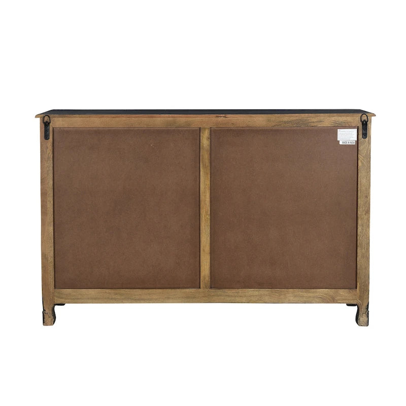 Florence Floral Carved Wood 7-Drawer Dresser