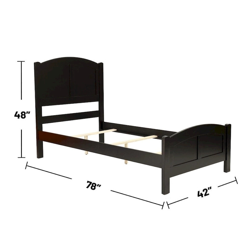 Bedroom Twin Size Panel Bed