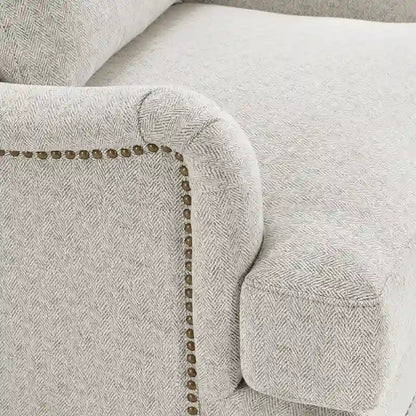 Modern Accent Chair Upholstered Solid Wood Frame with Lumbar Pillow Living Room Armchair