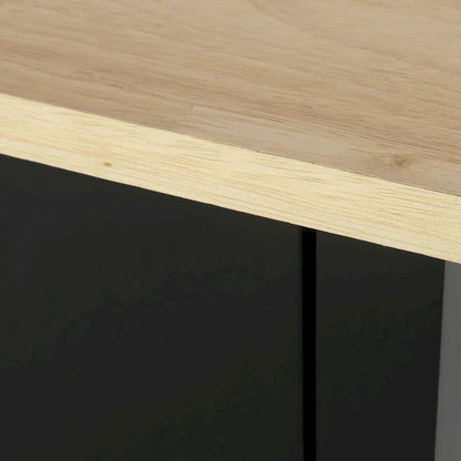 Modern White Wood Kitchen Cart with Wheels Drawers and Shelves by Christopher Knight Home