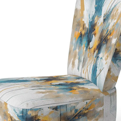 Designart Teal and Gold Elegance Upholstered Minimalism Accent Chair and Modern & Contemporary Arm Chair - Multiple Color