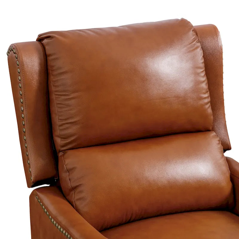 COZYMAN Leather Pushback Recliner Comfortable Living Room Chair
