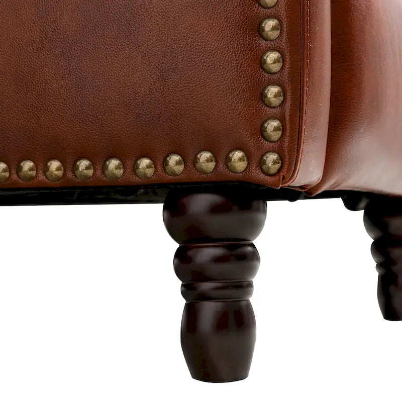 COZYMAN Leather Pushback Recliner Comfortable Living Room Chair