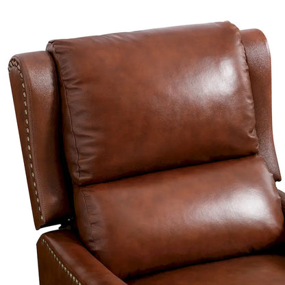 COZYMAN Leather Pushback Recliner Comfortable Living Room Chair