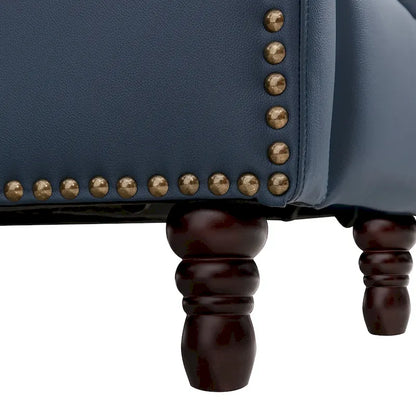 COZYMAN Leather Pushback Recliner Comfortable Living Room Chair