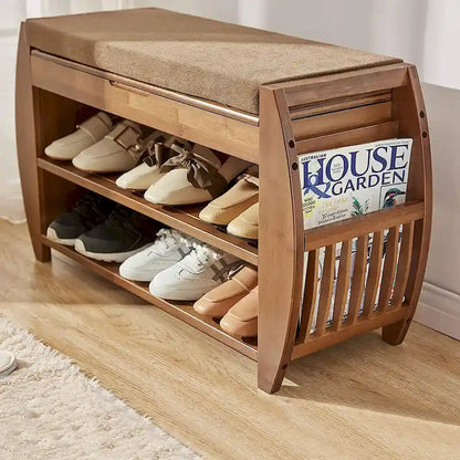 Multi-Tier Simple Shoe Rack, Shoe Changing Bench, Shoe Cabinet Combination, Multifunctional Storage Bench