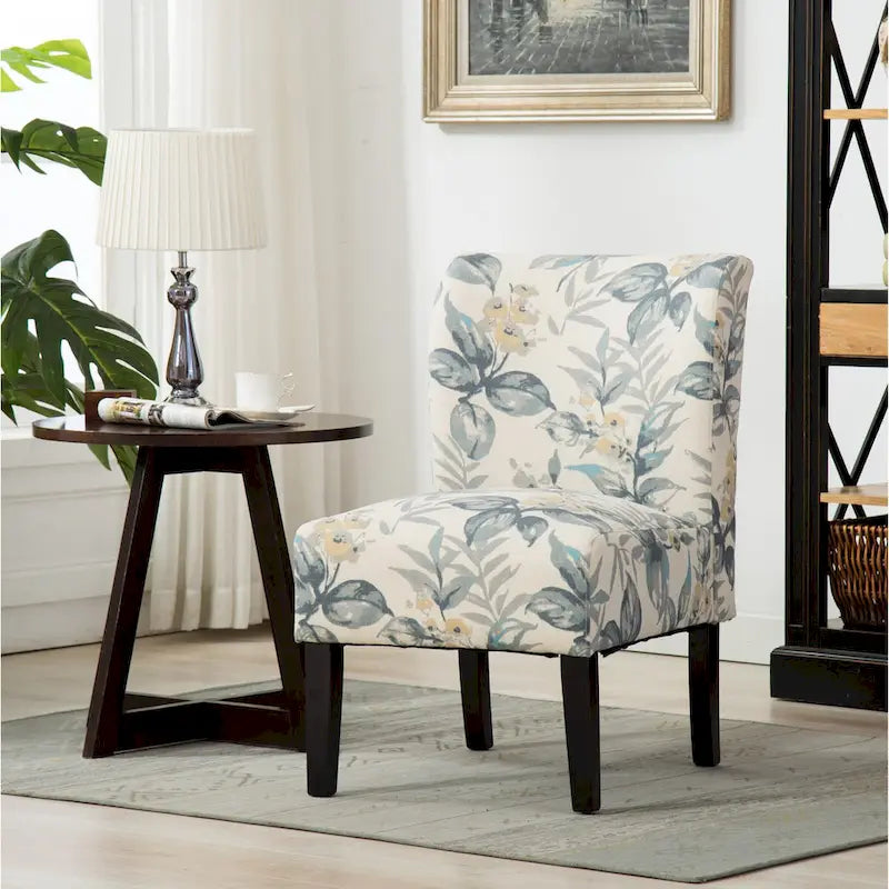 Armless Contemporary Accent Chair