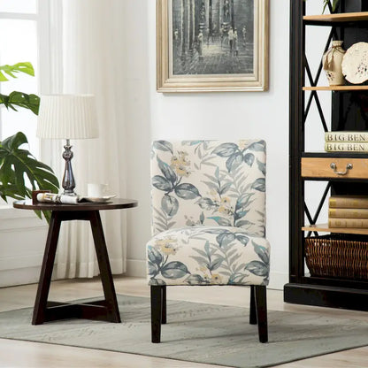 Armless Contemporary Accent Chair